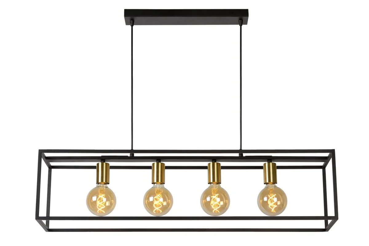 Lucide - Ruben 92cm - Taklampa - Svart