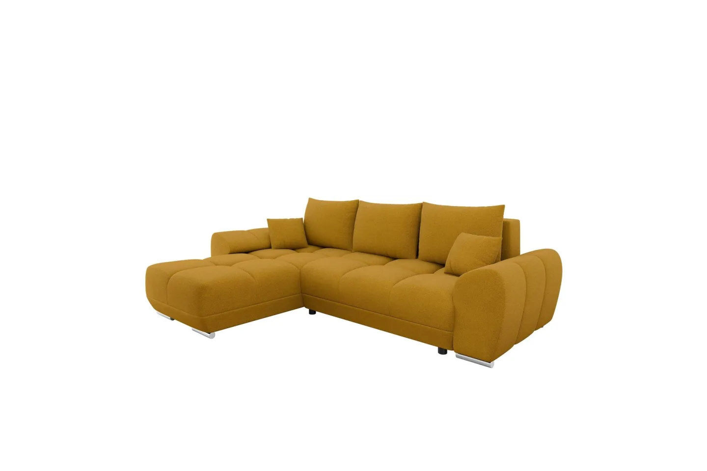 Simerly Soffa med Divan 3-sits - Gul