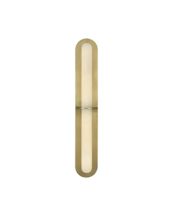 Fosse 28" Linear Tube Sconce Antique Brass