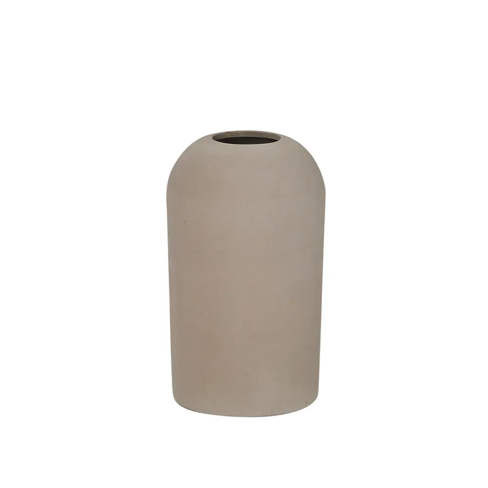 Kristina Dam Studio Dome vas Grey engobe, medium