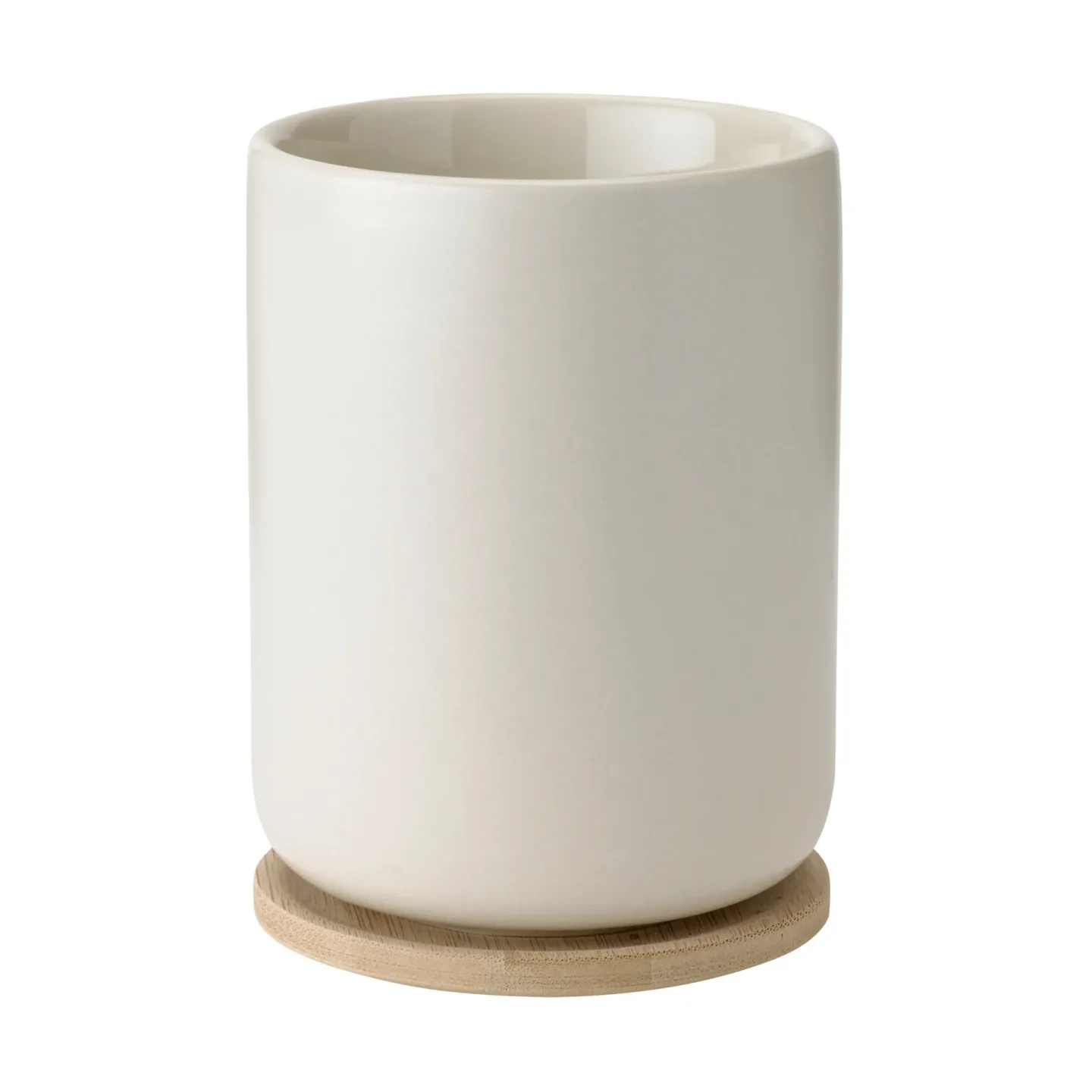Stelton Theo Thermobecher mit Untersetzer 25 cl Sand