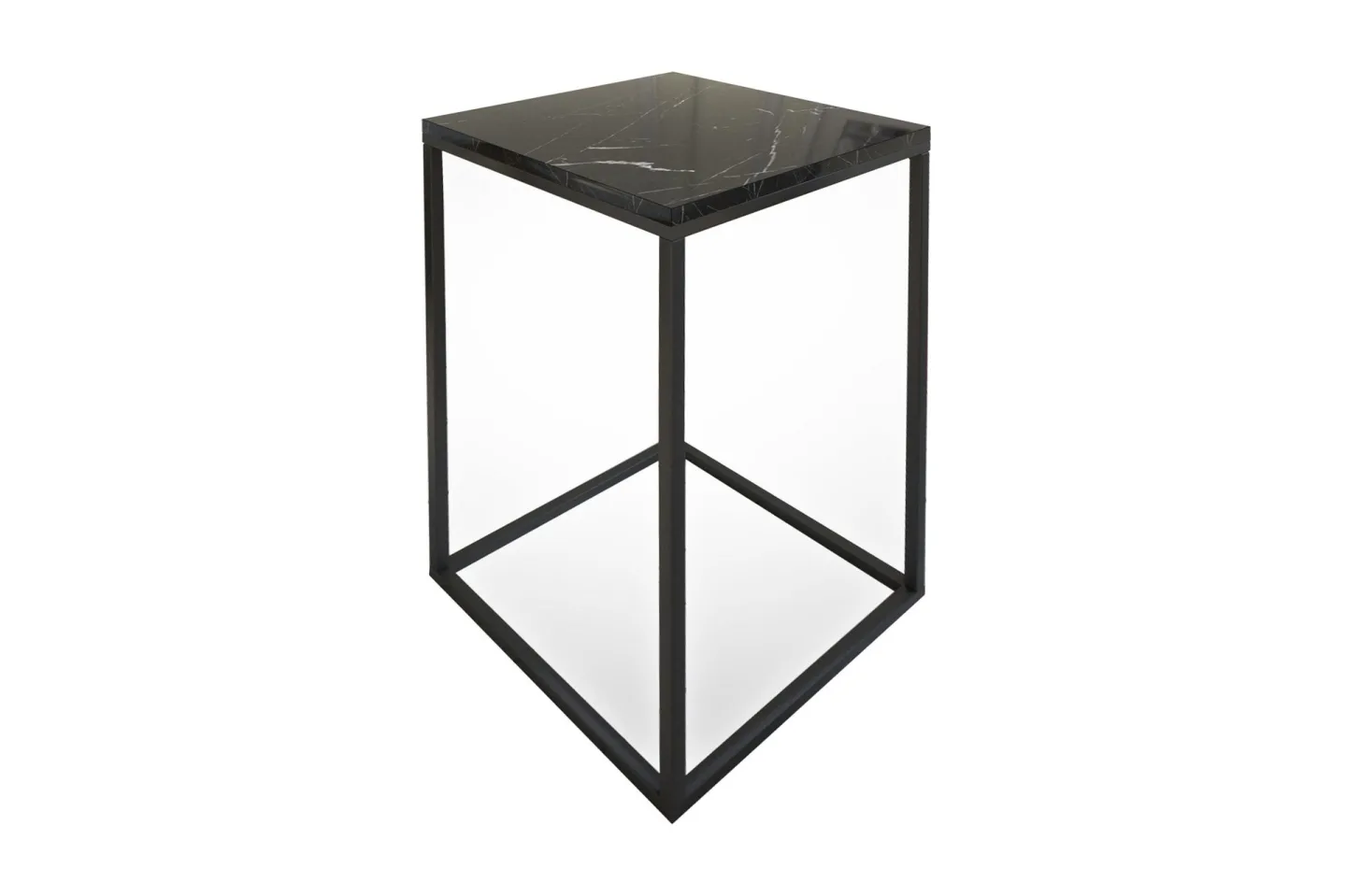 Falan Sidobord 35 cm - Svart/Vit