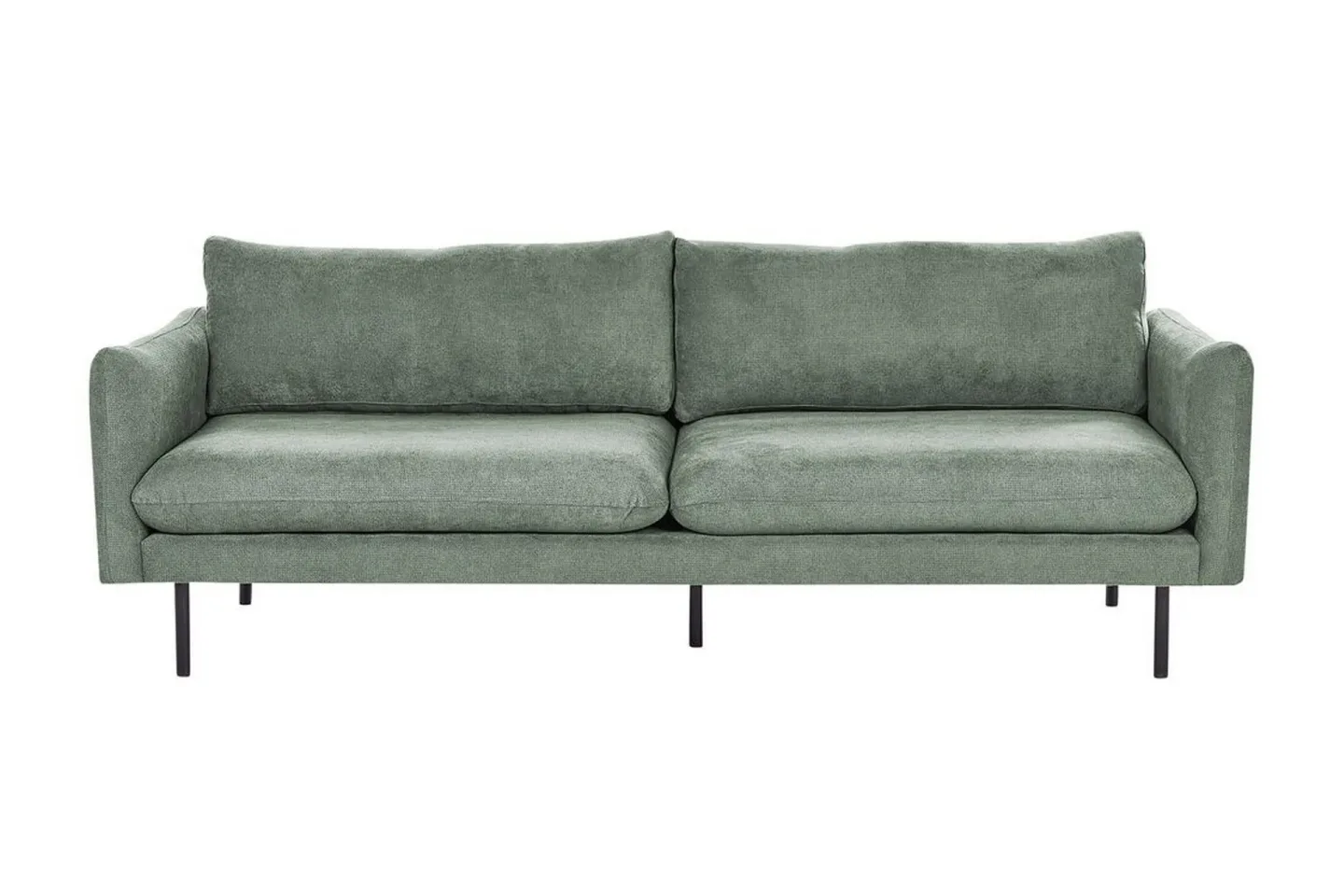 Woodal Soffa 3-sits - Grön/Svart