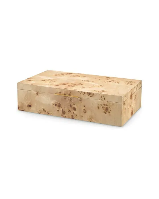 Faro Box Light Brown Mappa Burl