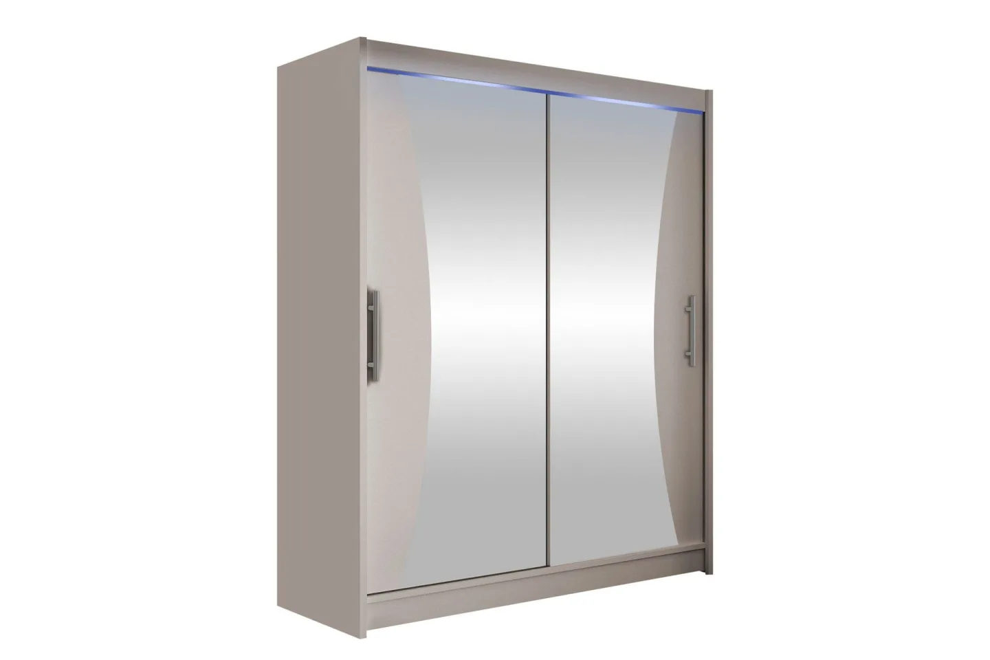 Bay Garderob m. Spegel 150x200 cm - Beige