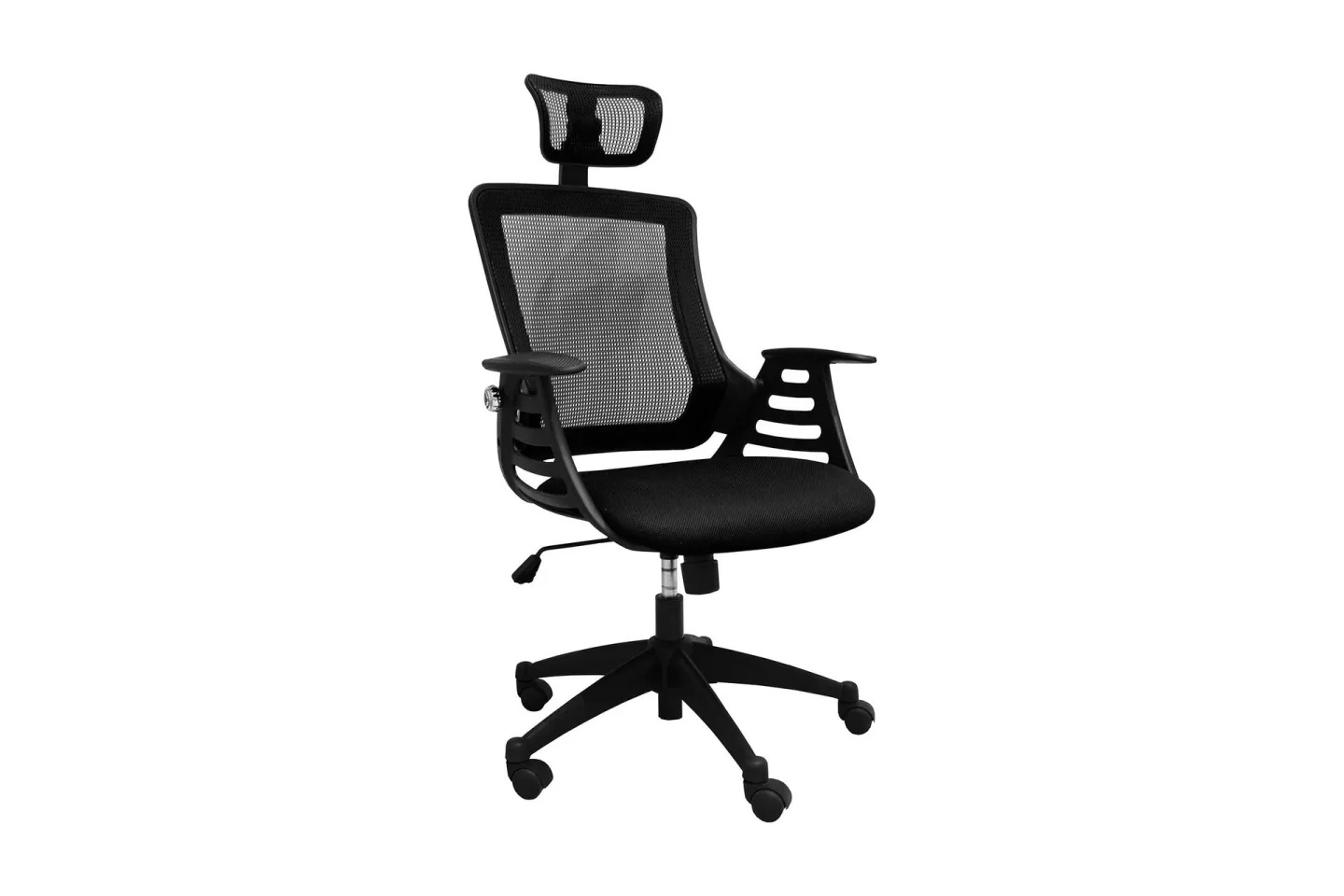 Kontorstol Merano Nackstöd 645x49x96-103 Svart - Svart/Grå