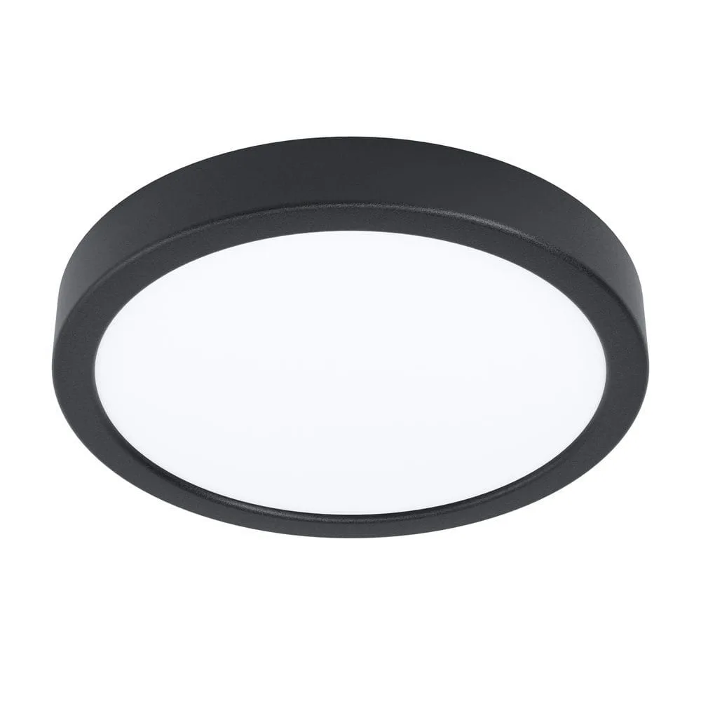 Plafond Argolis Ø285 mm - Svart
