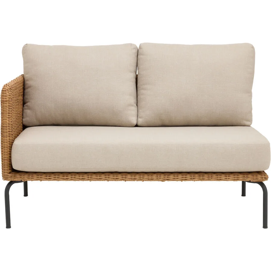 Loungeelement Venta braun Stahl T 75 cm