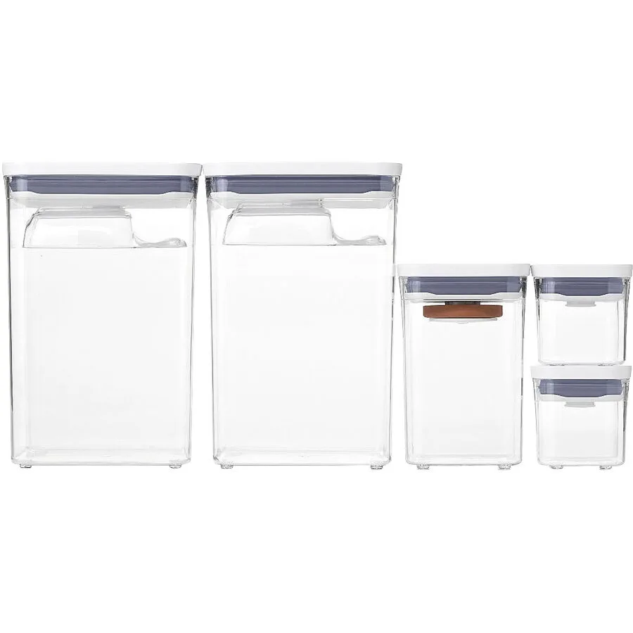 OXO Vorratsgläser-Set Pop 2.0 Transparent Kunststoff