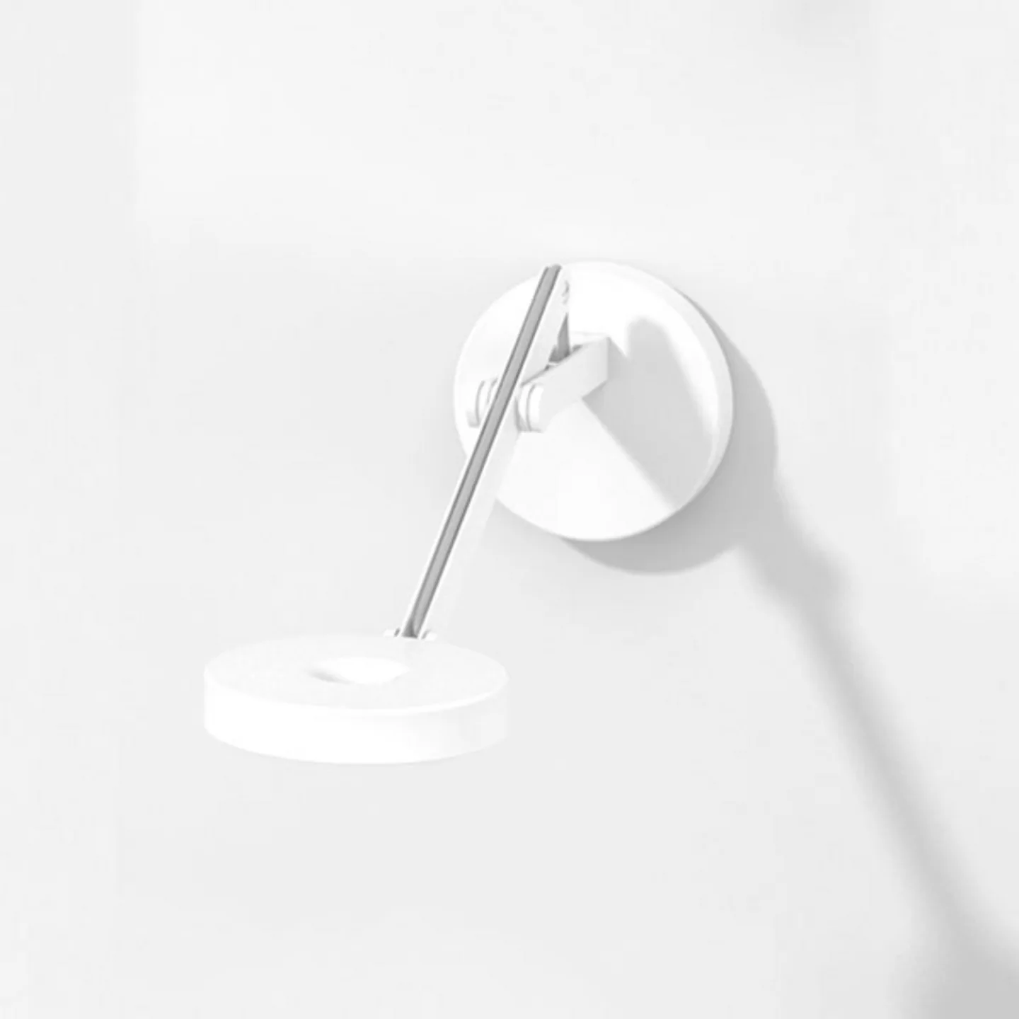 String W0 Vegglampe DTW Matt White/Silver - Rotaliana String W0 DTW - Stue - Design - Metall - Med en lyskilde