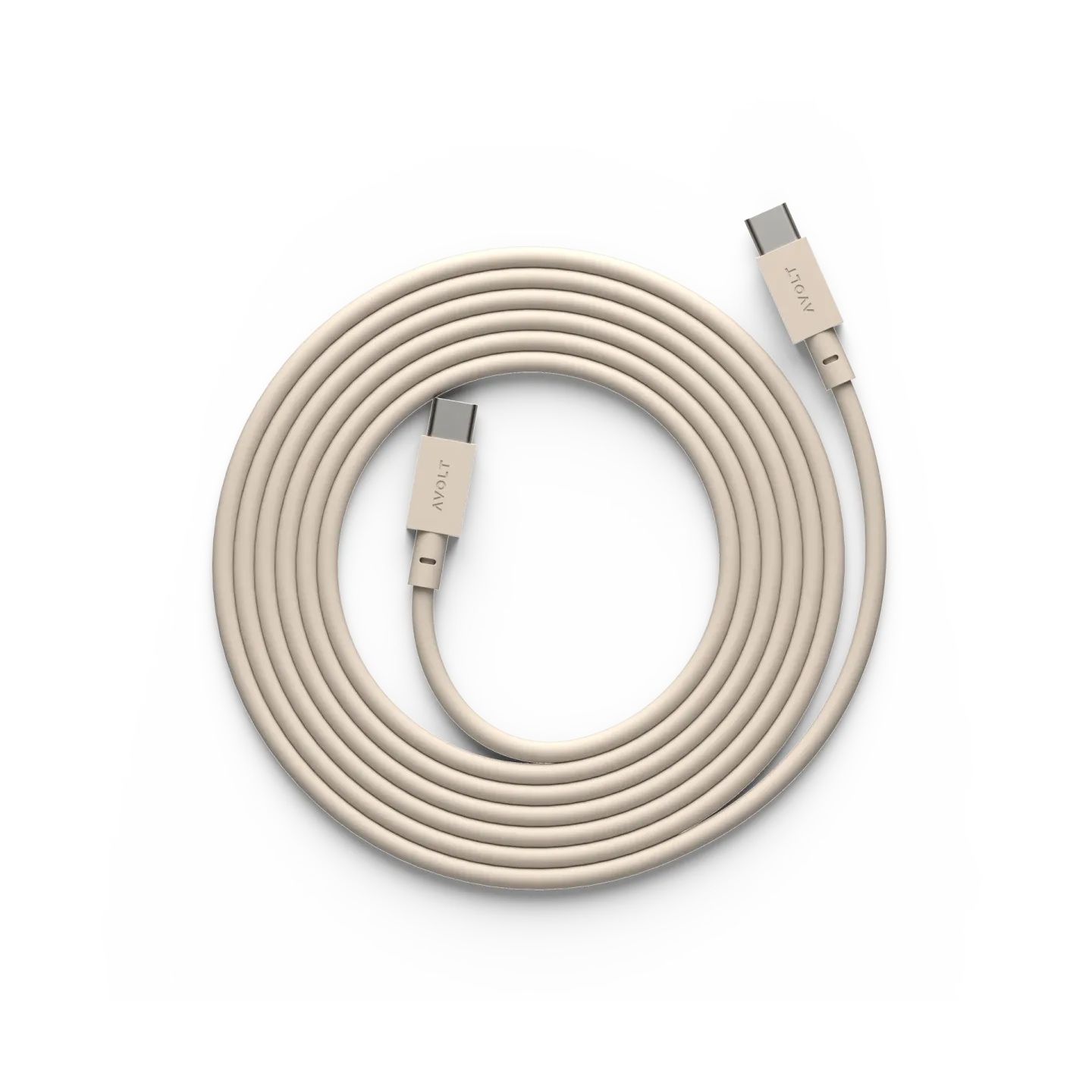 Avolt Cable 1 USB-C zu USB-C Ladekabel 2 m Nomad sand