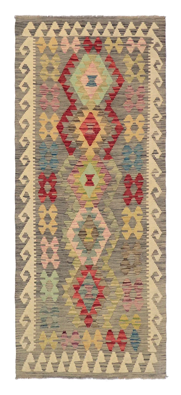 Orientalsk Teppe - Vegi Kelim Hand Woven - 81 x 199 cm (Størrelse: 81 x 199 cm)
