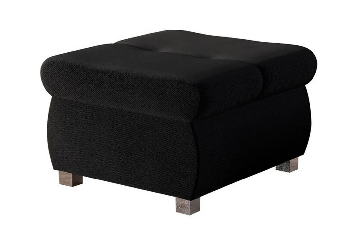 Cerys Fotpall 60 cm - Svart