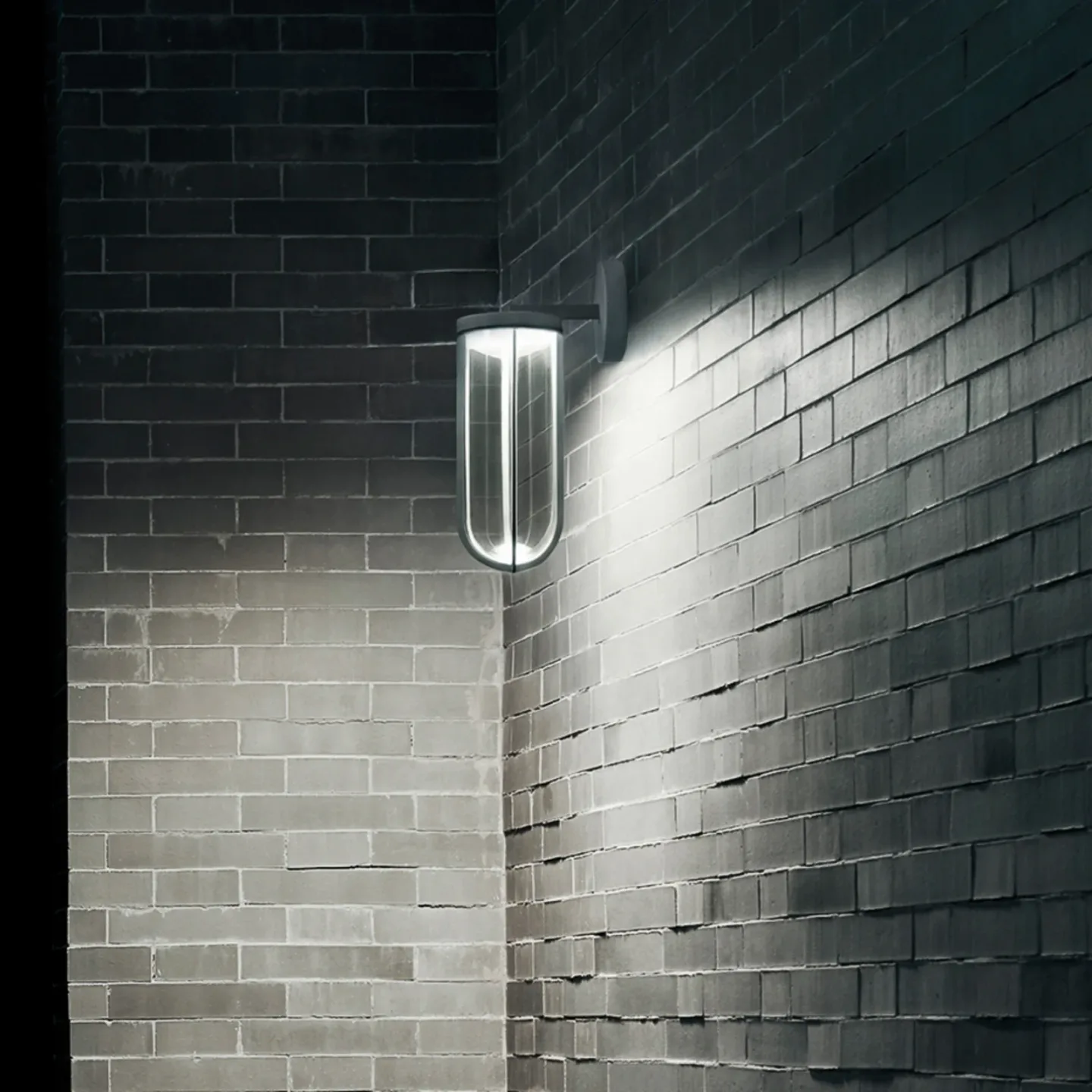 In Vitro Außenwandleuchte Terracotte - Flos In Vitro Wall Flos Architectural - Design - Metall - Einflammig