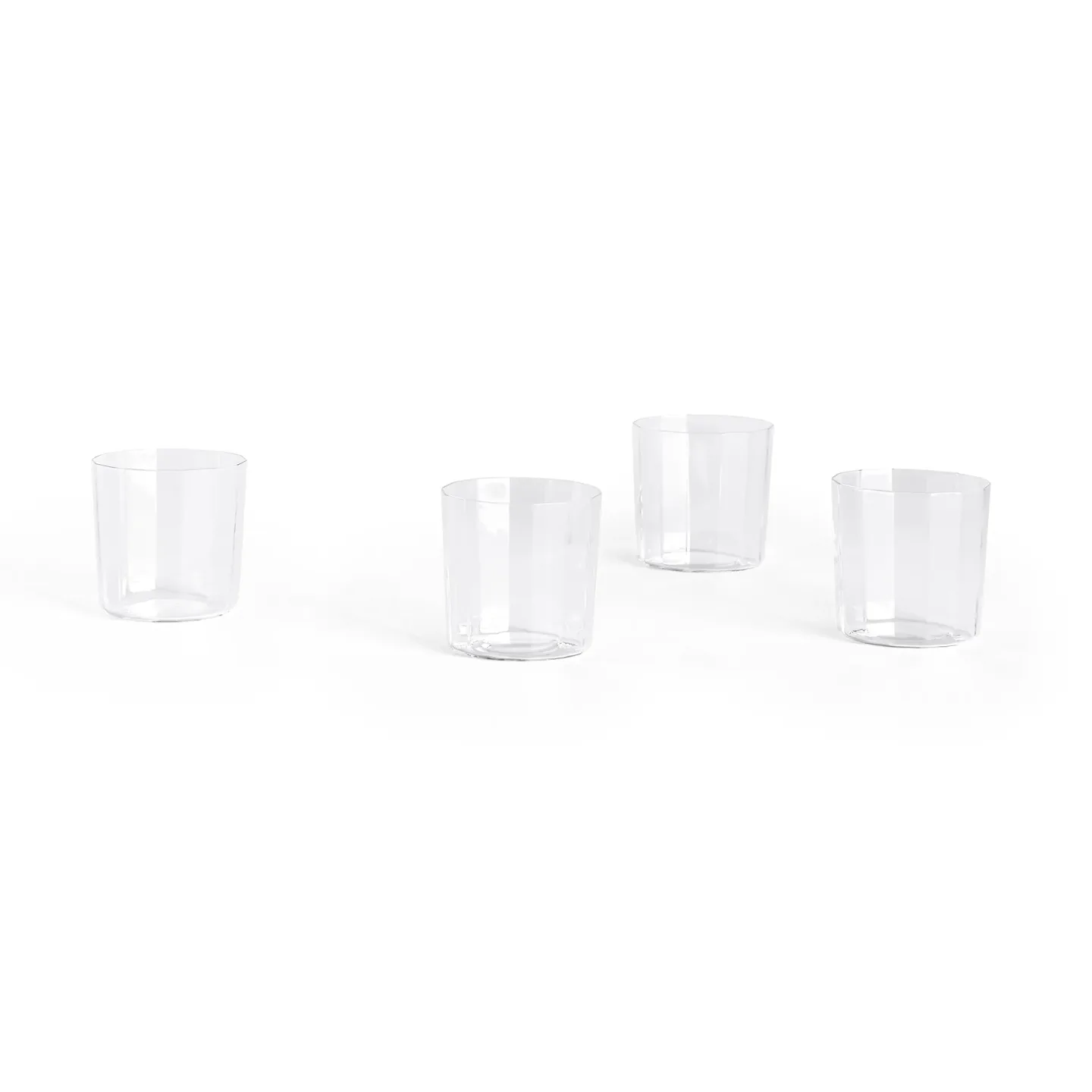 HAY Angle Wasserglas 4er Pack Wide 7,5 cm