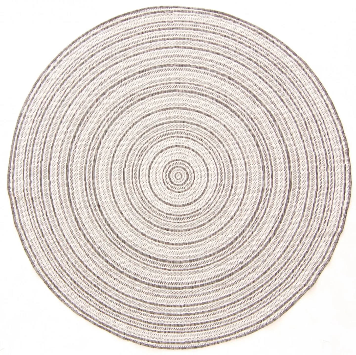 Rundt teppe - Brussels Weave (grå) (Størrelse: Ø 120 cm)