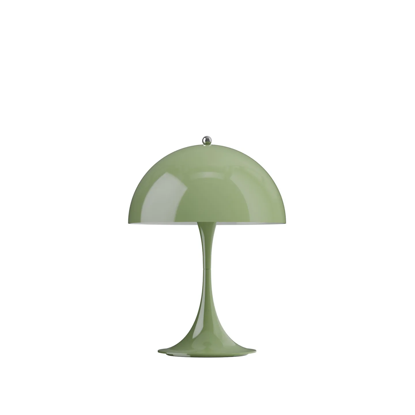 Panthella 250 portable bordlampe mosegrøn - Louis Poulsen - Stue - Moderne - Plastik - Med skærm