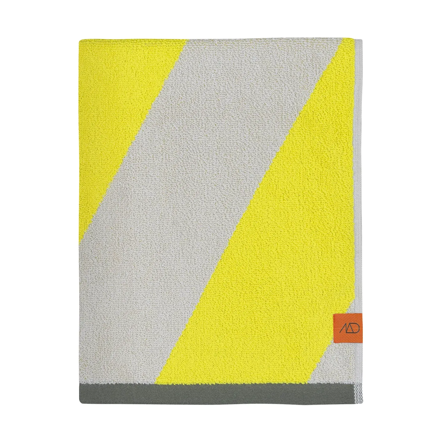Mette Ditmer Diagonal Handtuch Yellow, 50x90 cm