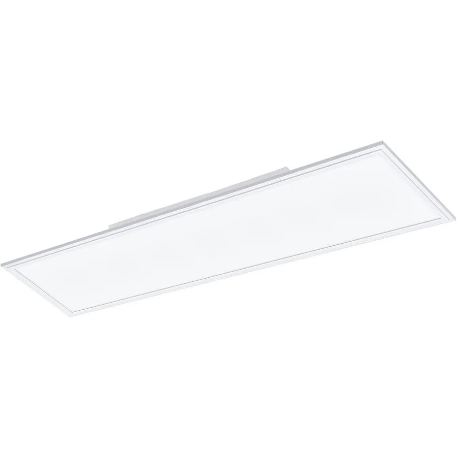Eglo Deckenlampe Salobrena 1 Weiss Aluminium/Stahl 30 cm 5 cm - LED - Lichtfarbe: Helles Neutralweiss - LED Energiesparlampen