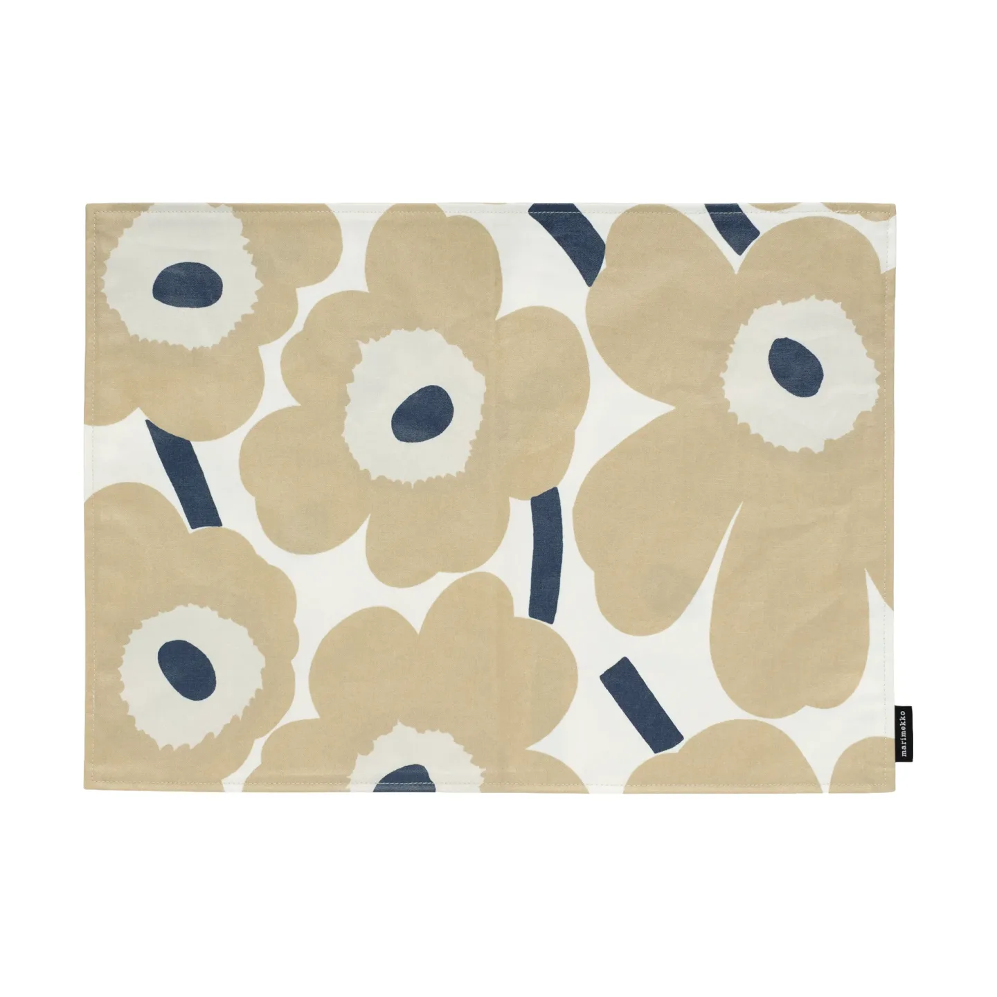 Marimekko Pieni unikko Tischset Acryl Off white-beige-dark blue