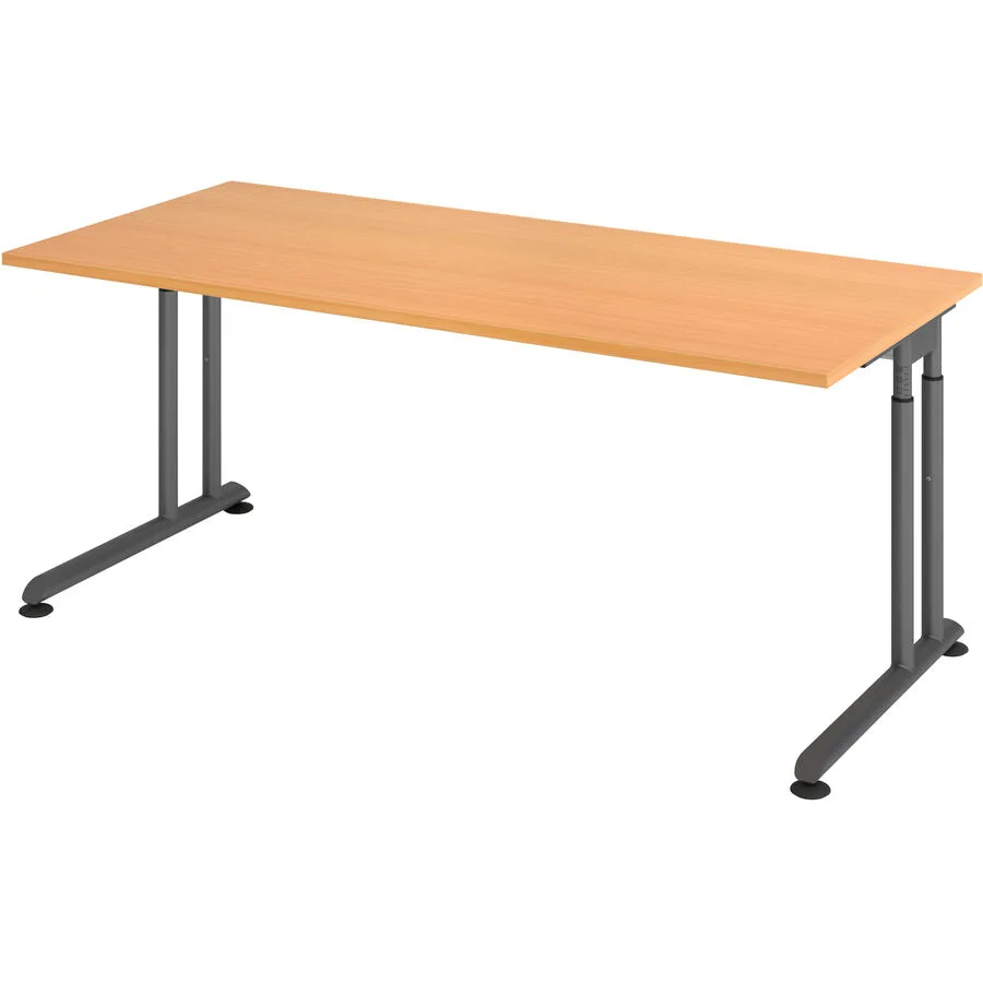 Schreibtisch Office buche Holzwerkstoff B 180 T 80 cm
