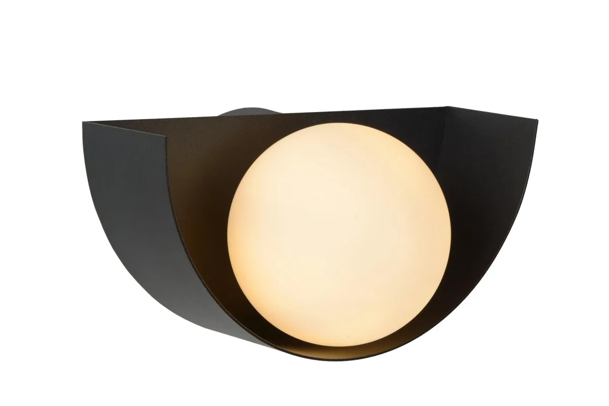 Lucide - Benni 12cm - Vägglampa - Svart