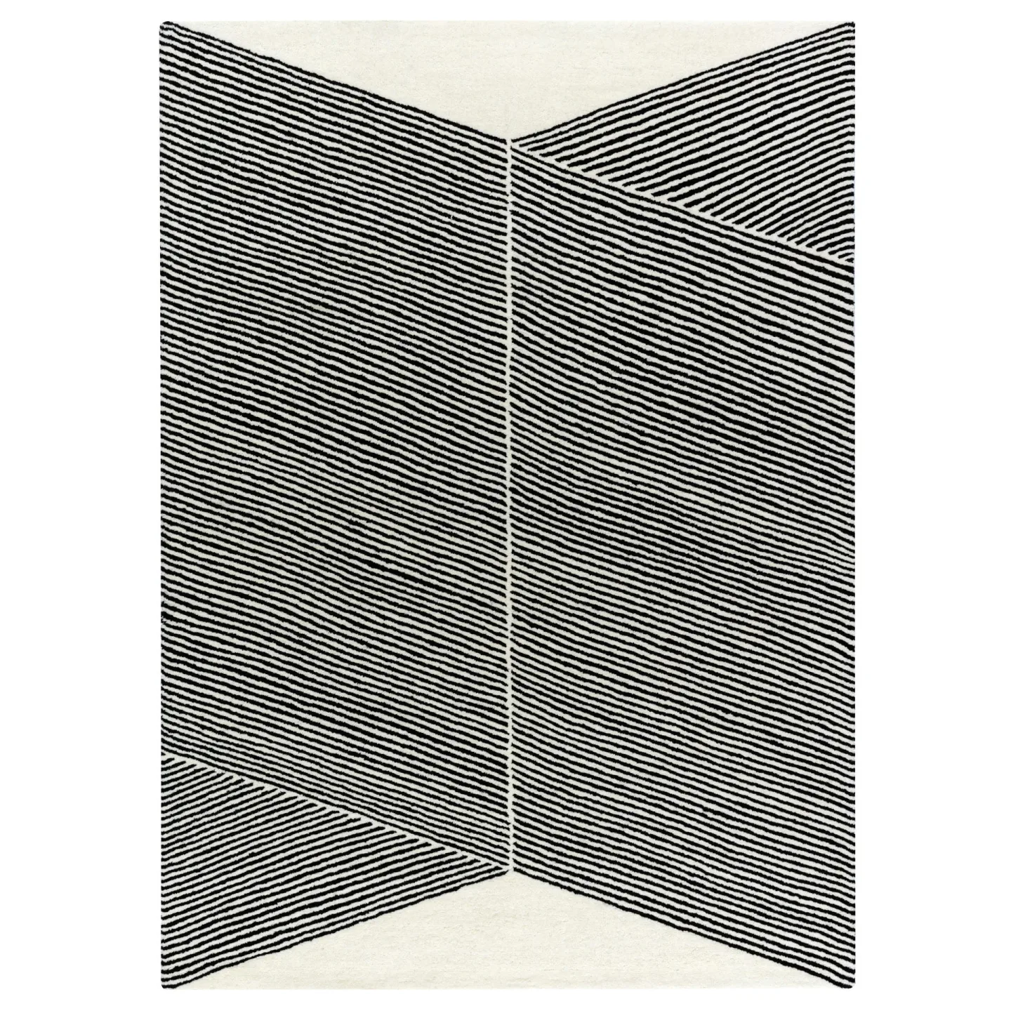 NJRD Rectangles ullmatta naturvit 200x300 cm