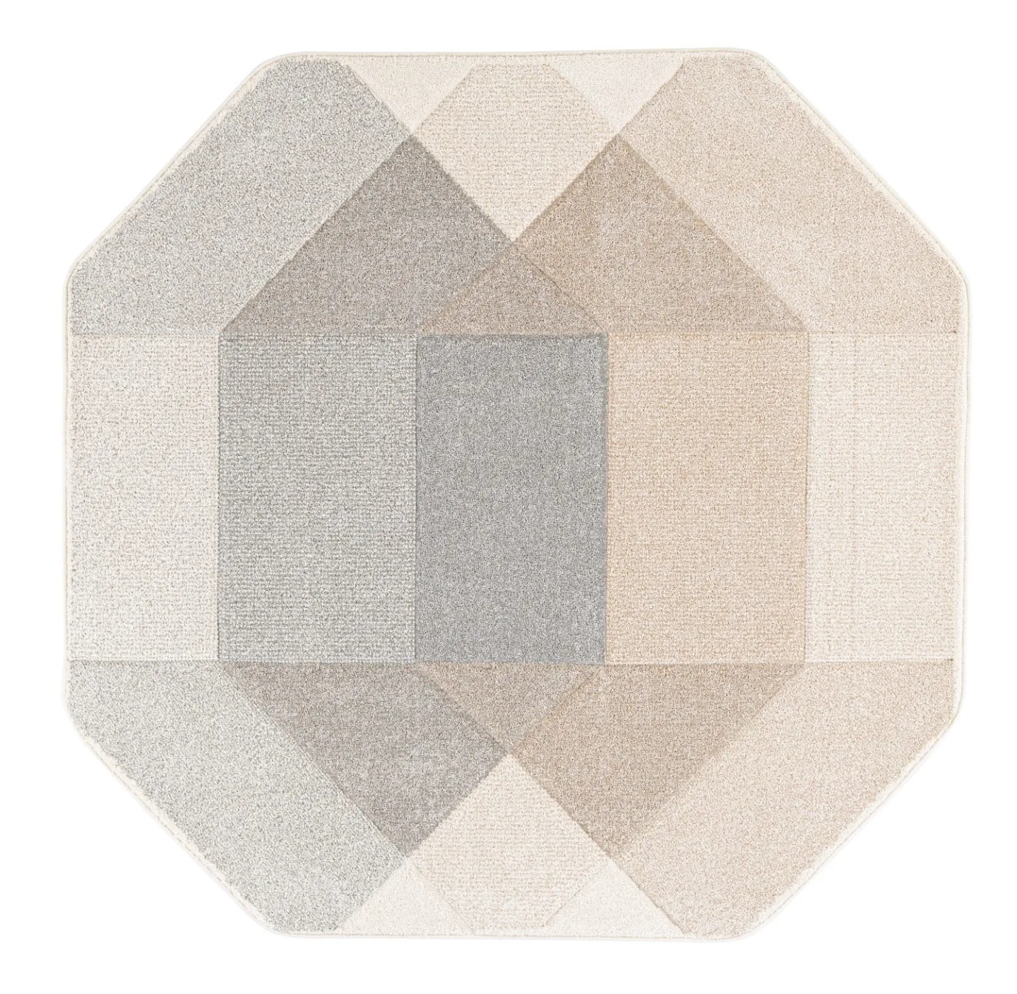 Matta Navon Carved 100x150 cm - Grå/Beige