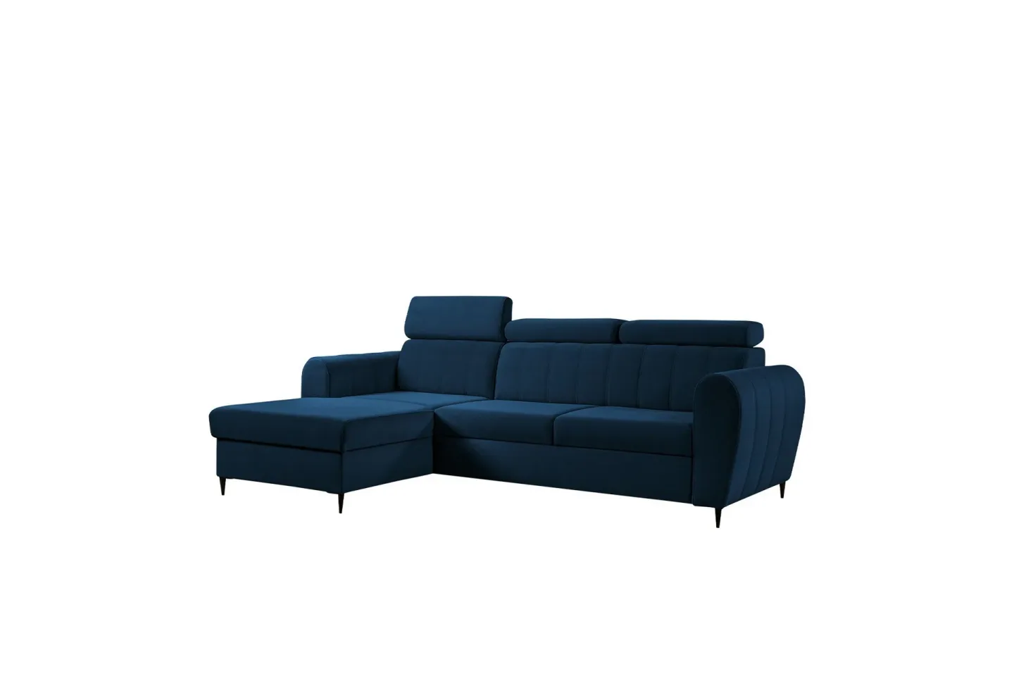 Hoffman Soffa med Divan 3-sits - Marinblå