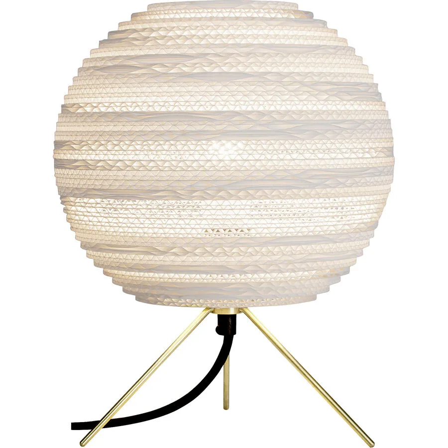 Graypants Tischlampe Moon Weiss Karton 25 cm 22 cm