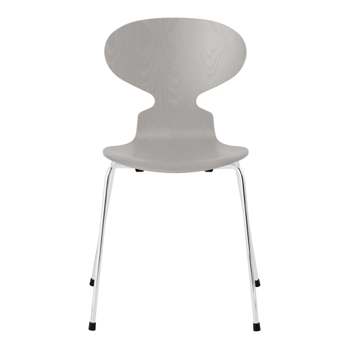 Fritz Hansen - Myran 3101 färgad askfanér stålstativ silvergrå midnight blue - Matstolar - Arne Jacobsen - Metall