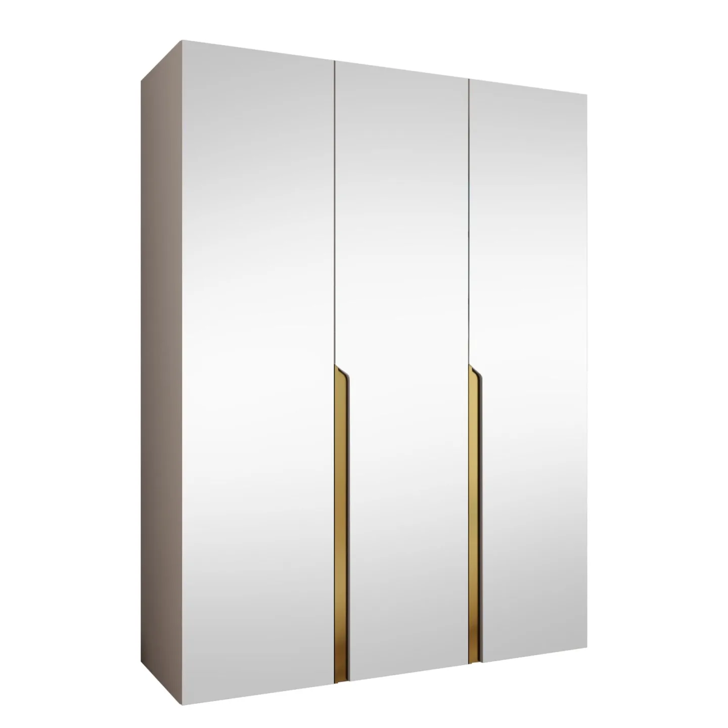 Milias Garderob med spegel 150x202 cm - beige