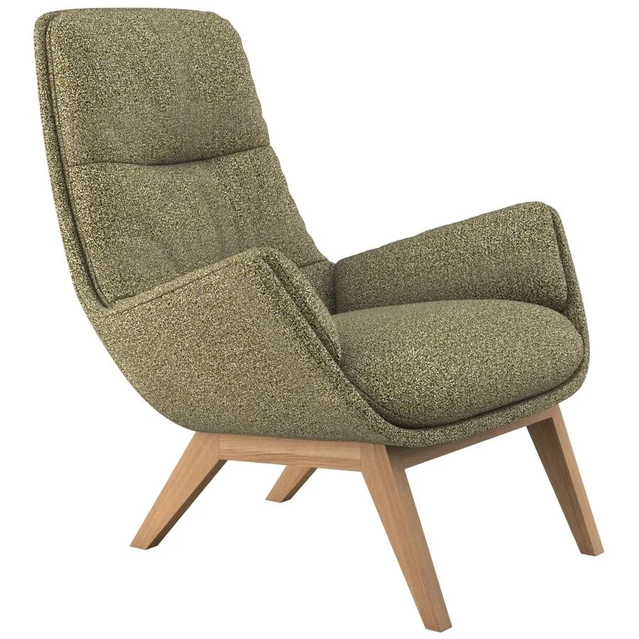 Sessel Halani olivgrün Stoff B 93 T 84 H 95 cm