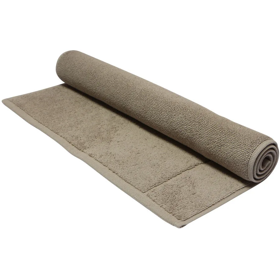 Living Home Badteppich Softfeel Macchiato Baumwolle 50 x 80 cm Rechteckig