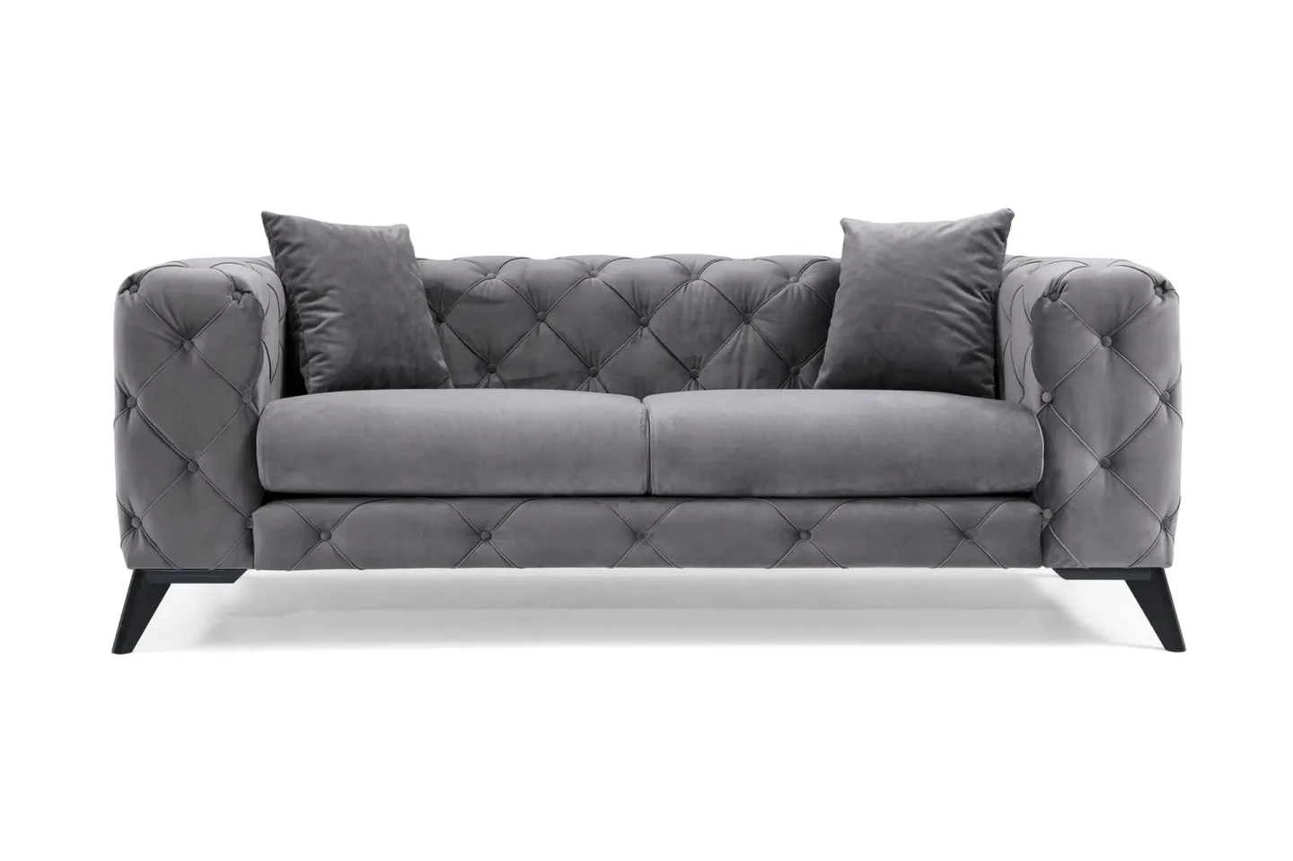 Beachport 2-sits Soffa - Antracit/Svart