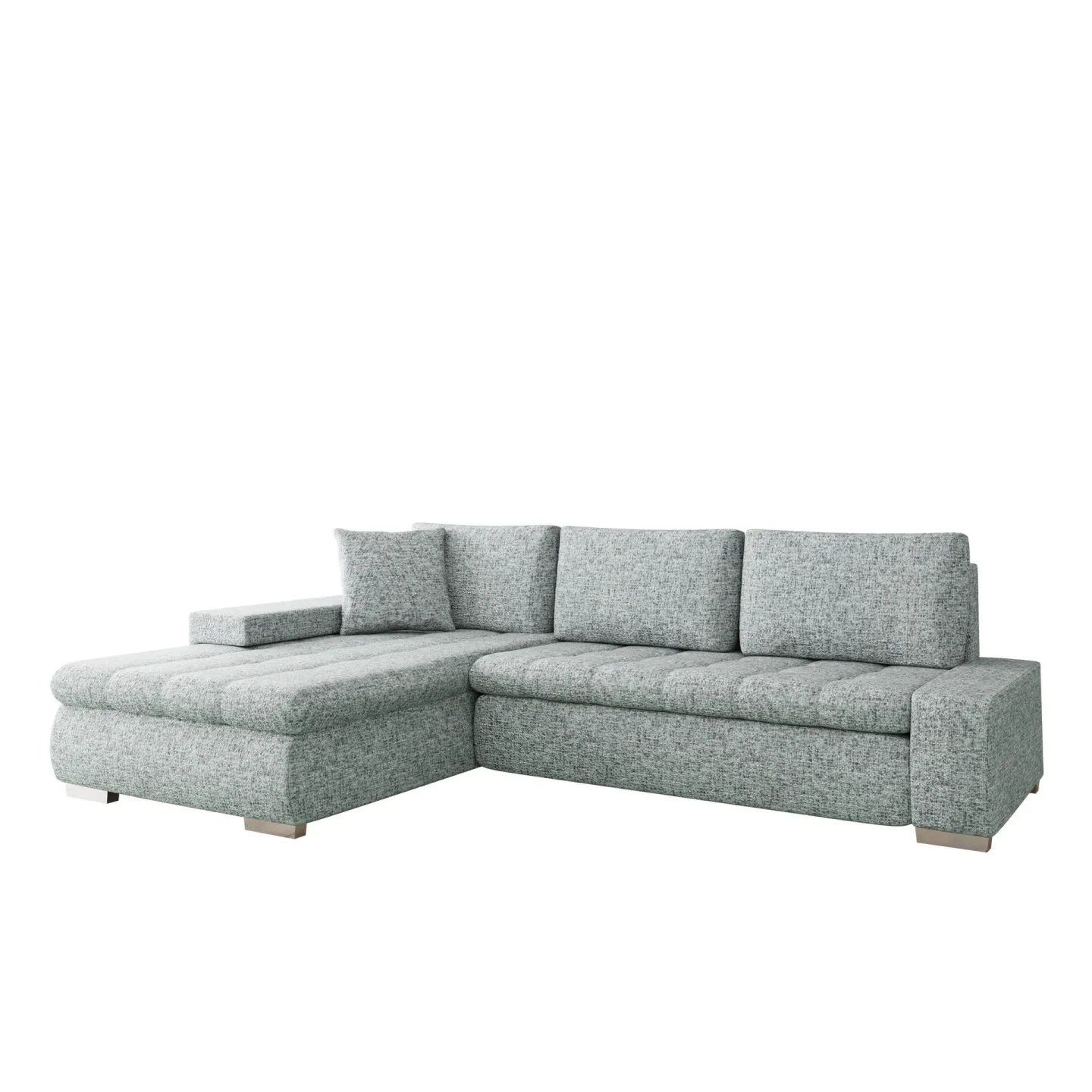 Cerys Bäddsoffa med Divan 4-sits - Grå