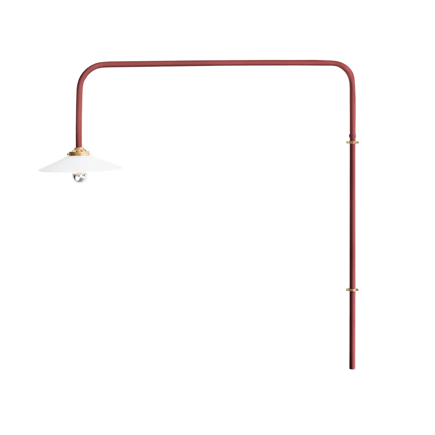 Valerie Objects - Hanging lamp N°5 menie red - Vägglampor - Muller Van Severen - Röd - Metall