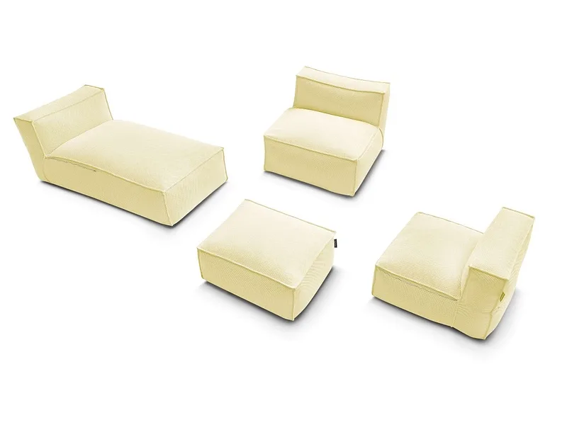 BOBOCHIC Garten-Set BIARRITZ Stoff chiniert gelb