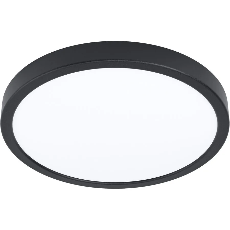 Eglo Deckenlampe Fueva 5 Schwarz Stahl 2.8 cm - LED - Lichtfarbe: Warmweiss - LED Energiesparlampen