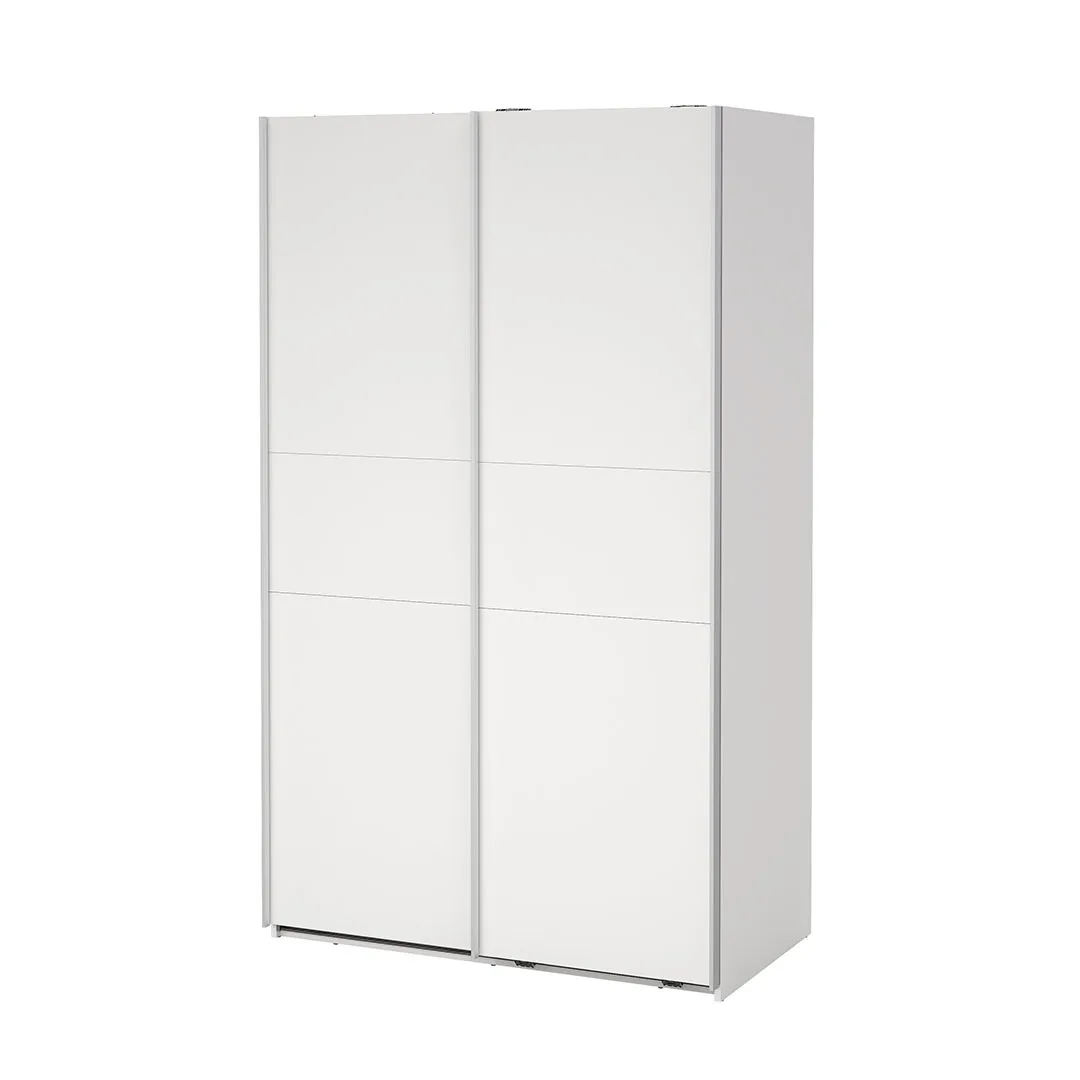 Como Schiebetürenschrank 2 Türen 120x200cm weiß.