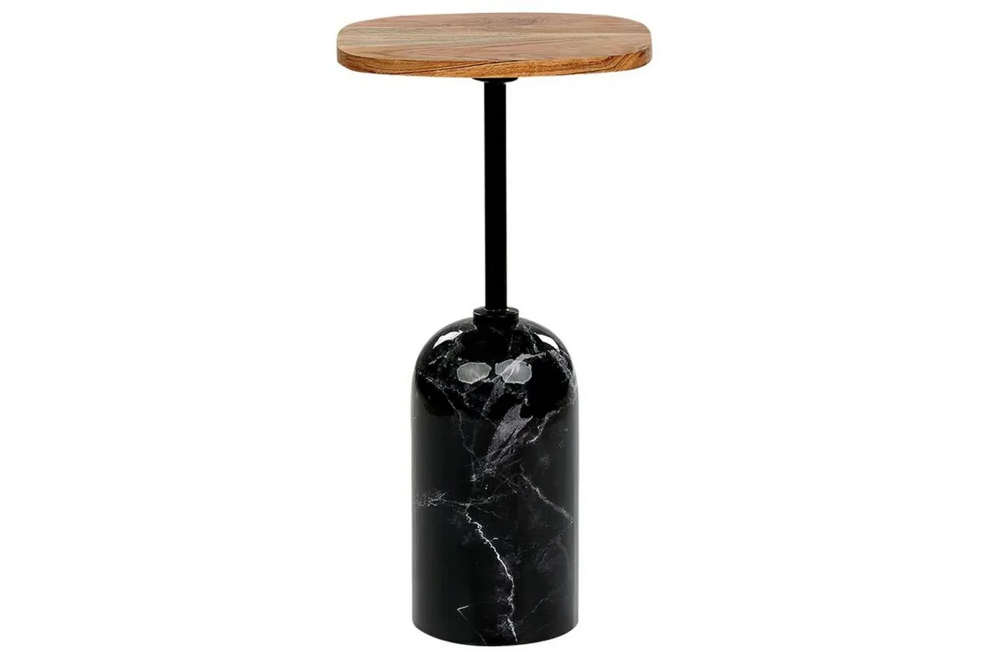 Faust Sidobord 30 cm - Svart/Ljust trä