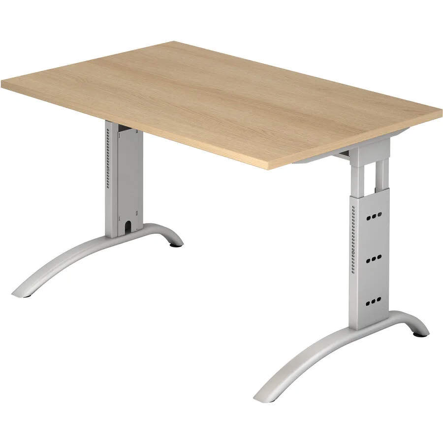 Schreibtisch Office eiche Holzwerkstoff B 120 T 80 cm