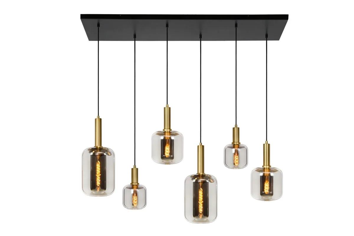 Lucide - Joanet 132cm - Taklampa - Rökfärgad