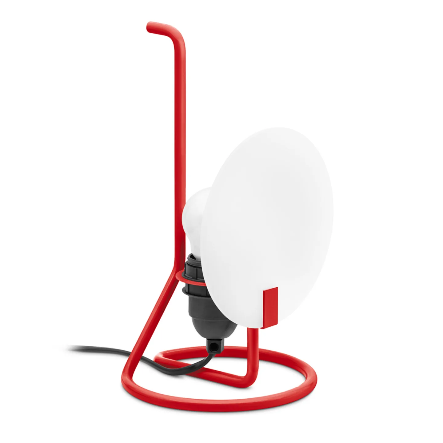 Bugia LED-Tischleuchte, rot, Höhe 26,3 cm - Stilnovo - Wohnzimmer - Design - Metall - Einflammig