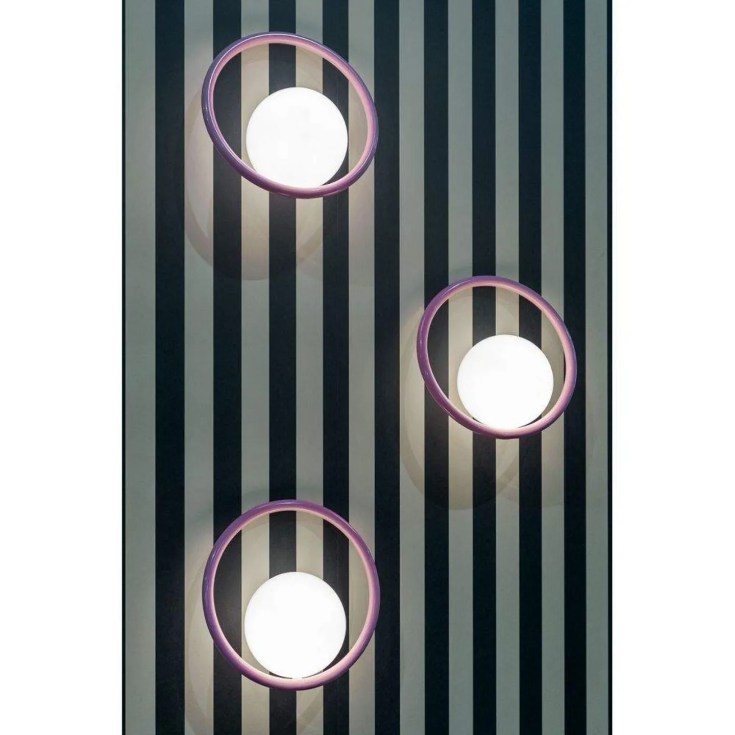 Hula Hoop Wandleuchte Bubblegum Pink - Swedish Ninja - Wohnzimmer - Metall