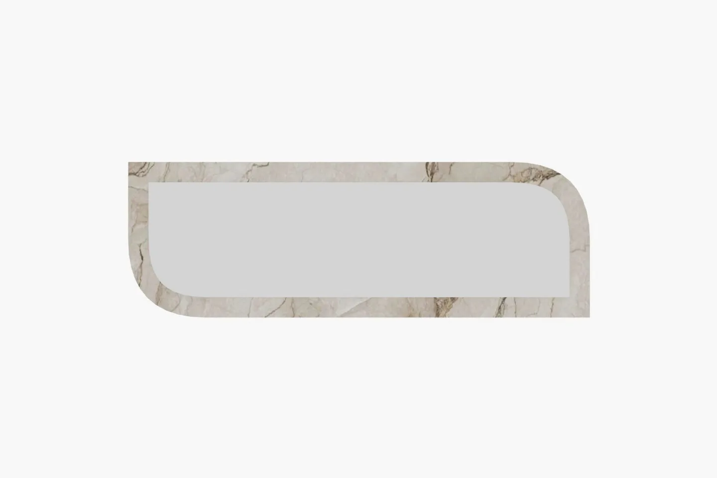 Ayana Vägghängd Spegel 40 cm - Beige
