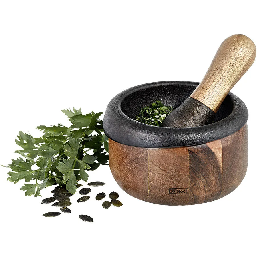 Mörser Herbes akazie Akazie/Guss B 13 cm