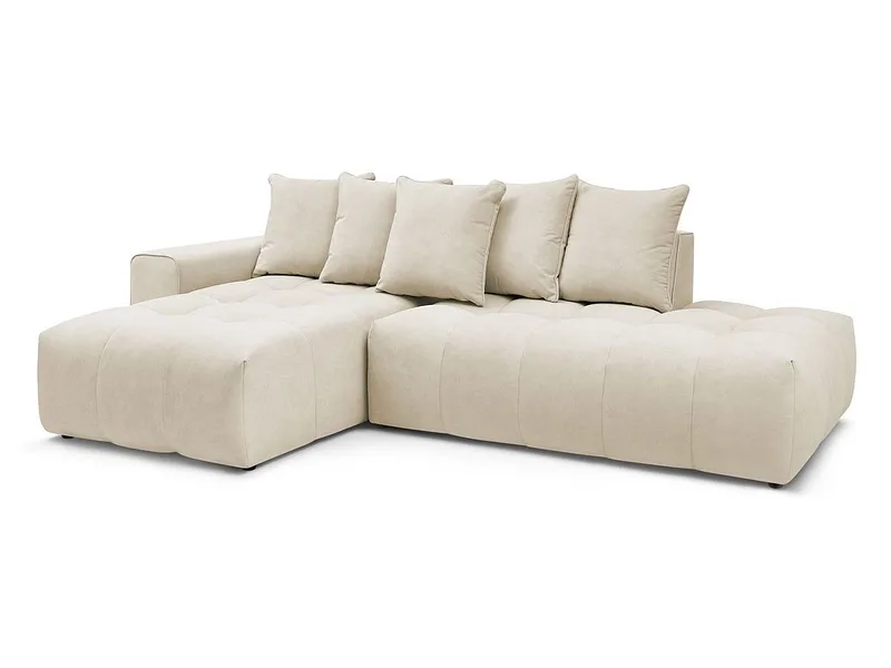 Ecksofa BOBOCHIC MONT-BLANC Samt beige