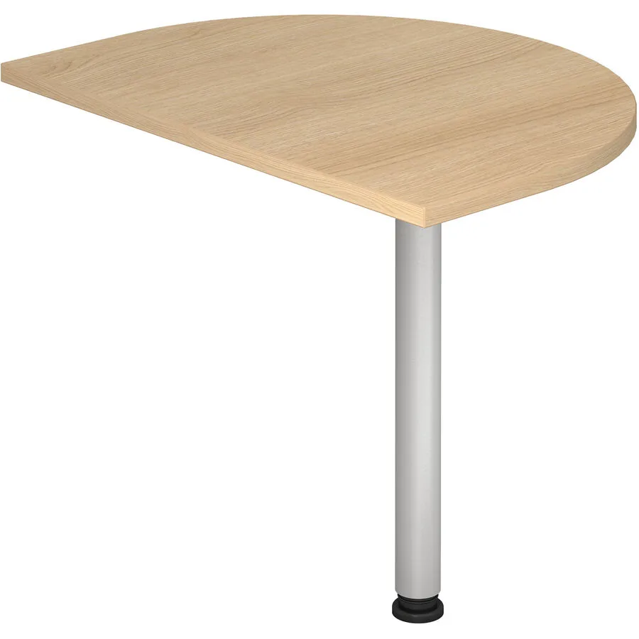 Anbautisch Office eiche Holzwerkstoff B 60 T 80 cm