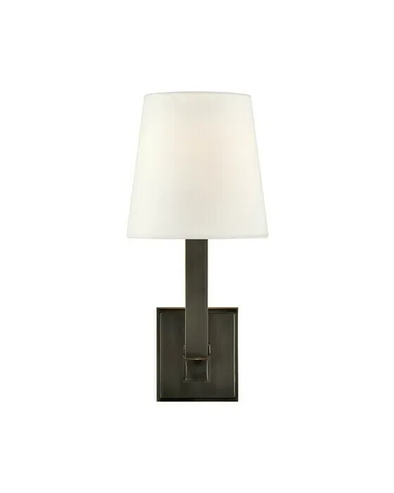 Square Tube Single Sconce Bronze